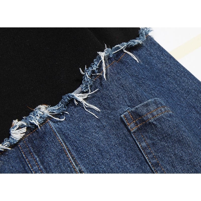 TWOTWINSTYLE Pacthwork Denim Asymmtrical Sweatshirt For Female O Neck Long Sleeve Loose Hit Color Hoodies Women Fashion New 201112