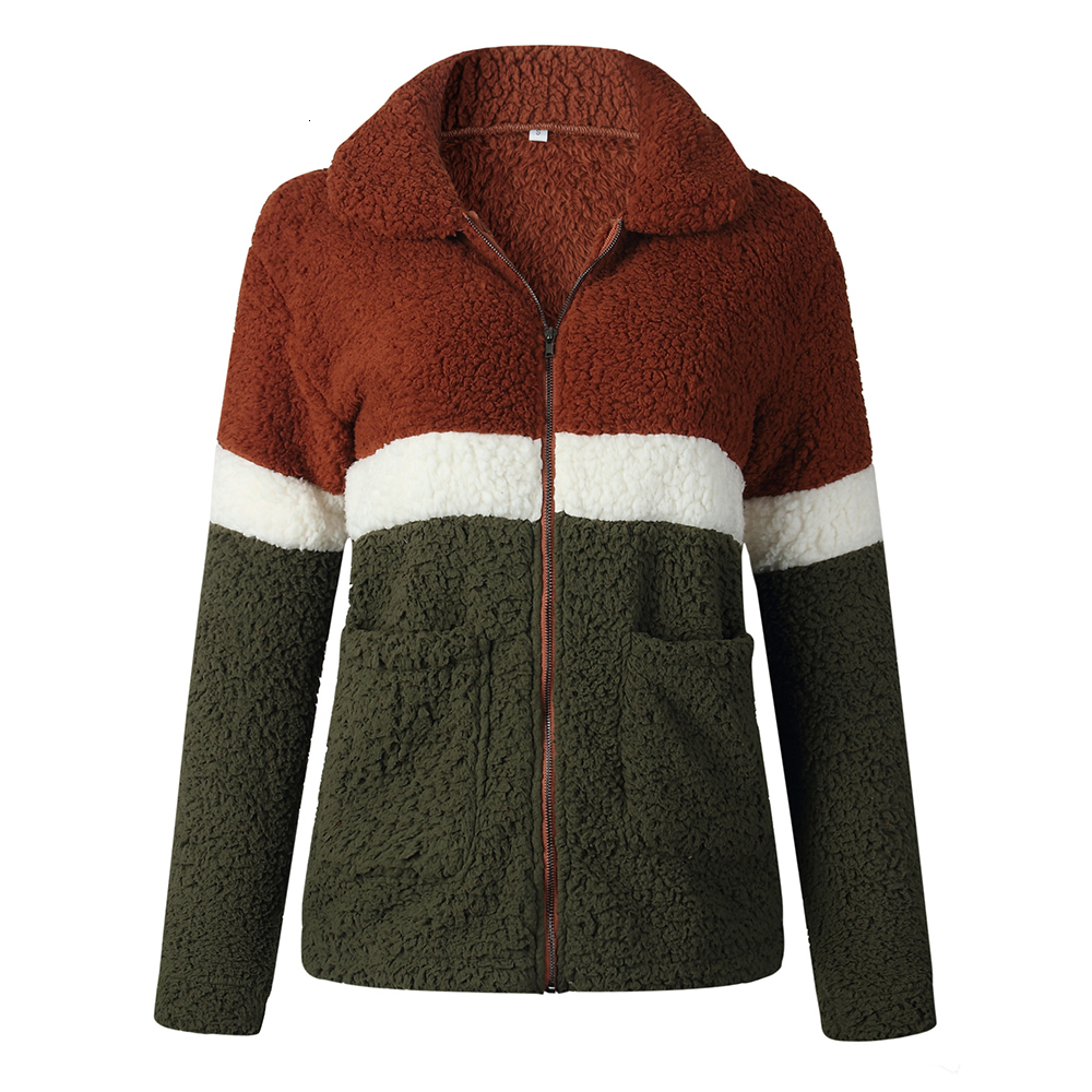 2021 New Women Winter Casual Color Block Thick Faux Warm Jackets Fashion Patchwork Pockets Outwear Elegant Fur Coat 8kq5, Black
2021 New Women Winter Casual Color Block Thick Faux Warm Jackets Fashion Patchwork Pockets Outwear Elegant Fur Coat 8kq5, Black