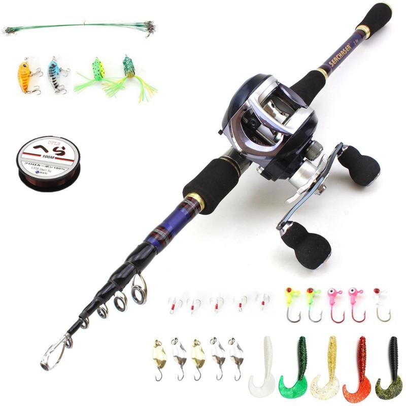 Boat Fishing Rods 1.8m 2.1m 2.4m 2.7m Carbon Fiber Casting Rod And Casting Reels Set Hook Line Baits Tackle Trout Pole 
Boat Fishing Rods 1.8m 2.1m 2.4m 2.7m Carbon Fiber Casting Rod And Casting Reels Set Hook Line Baits Tackle Trout Pole