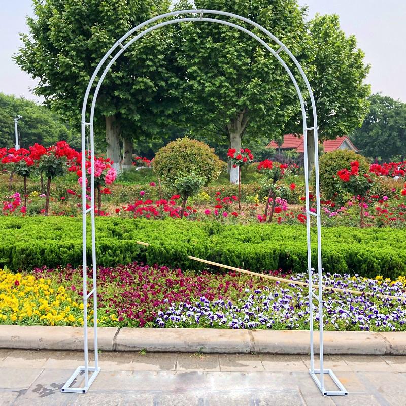 Party Decoration Outdoor Wedding Arch Door Wrought Iron Home Garden Christmas Decor Backdrop Stand Flower Balloons Arches