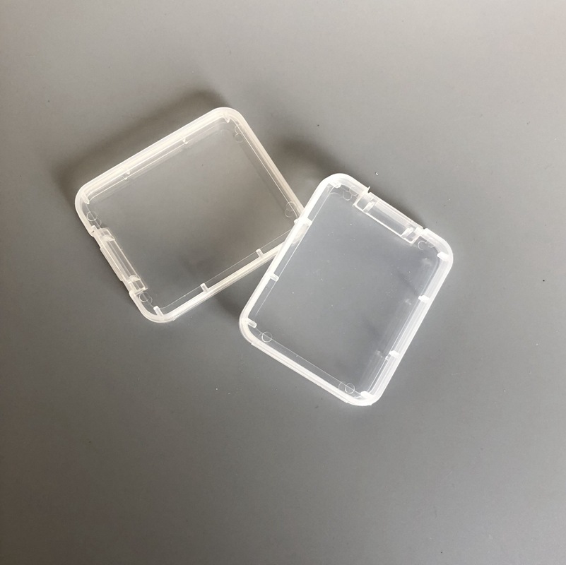 New Protection Case Card Container Memory Card Boxes CF Cards Tool Plastic Transparent Storage Box Mini CF Card Easy To Carry Box DH9855