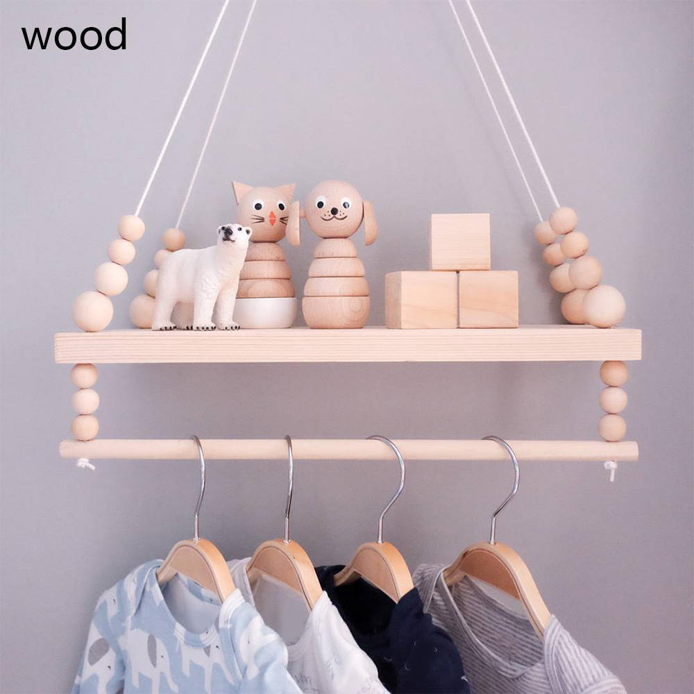 Handcrafted Shef Kids Room Hanging Bead Shef Nordic Stye Nursery Decoration Wa Sheves Girs Cothes Storage Hanging Rack
Handcrafted Shef Kids Room Hanging Bead Shef Nordic Stye Nursery Decoration Wa Sheves Girs Cothes Storage Hanging Rack