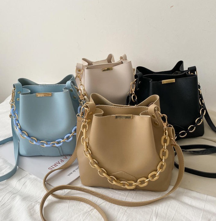 Korean Style Large-Capacity Candy-Colored Bucket Handbag Female Texture PU Shoulder Bag Multi-Purpose Fashion Trendy Wholesale Dropshipping, Blue
Korean Style Large-Capacity Candy-Colored Bucket Handbag Female Texture PU Shoulder Bag Multi-Purpose Fashion Trendy Wholesale Dropshipping, Blue