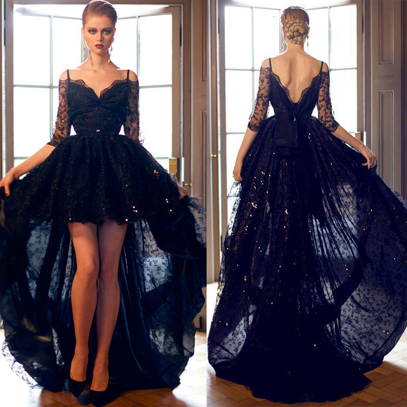 2021 New Arabic Off the Shoulder Asymmetrical Prom Es Lace Half Sleeve Evening High Low Formal Party Gown Maxi L1sa, Black
2021 New Arabic Off the Shoulder Asymmetrical Prom Es Lace Half Sleeve Evening High Low Formal Party Gown Maxi L1sa, Black