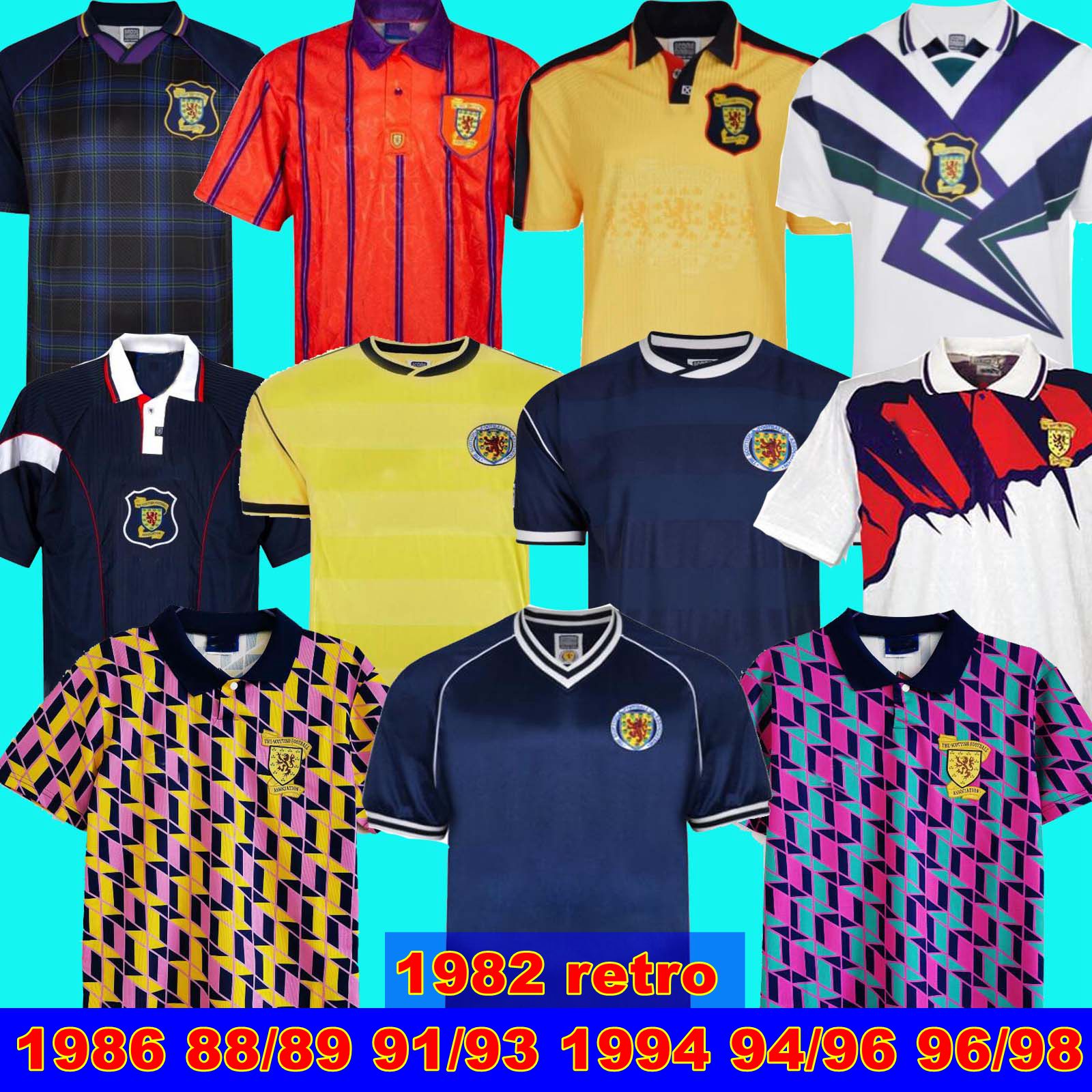 1986 88 89 91 93 1994 96 98 Scotland Retro Lambert McCoist McAllister 1982 Scotland Retro home away 3RD Soccer Jersey, 1986 away
1986 88 89 91 93 1994 96 98 Scotland Retro Lambert McCoist McAllister 1982 Scotland Retro home away 3RD Soccer Jersey, 1986 away