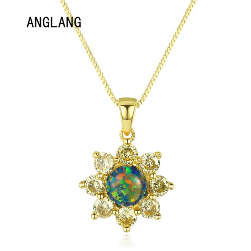 Pendant Necklaces Arrivals S925 Full Body Silver 925 Jewelry Simple Aobao Inlaid 3A Zircon Sunflower Women's Fashion Necklace
Pendant Necklaces Arrivals S925 Full Body Silver 925 Jewelry Simple Aobao Inlaid 3A Zircon Sunflower Women's Fashion Necklace