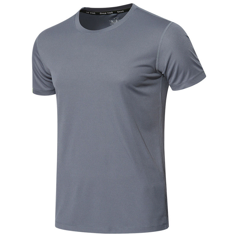 Men's sports short-sleeved summer quick-drying clothes ice silk sportswear gray running fitness t-shirt tide, Black;yellow
Men's sports short-sleeved summer quick-drying clothes ice silk sportswear gray running fitness t-shirt tide, Black;yellow