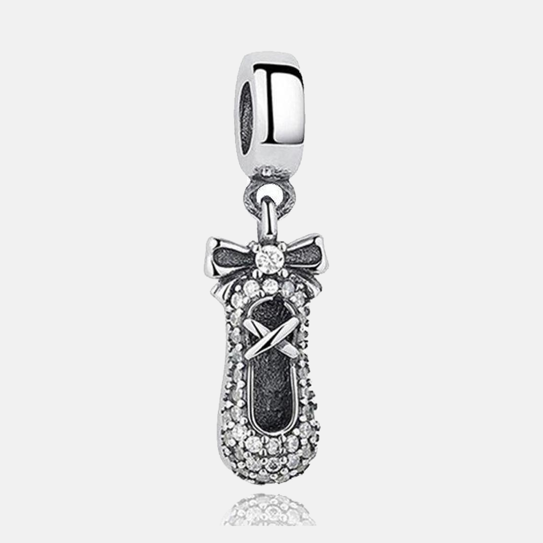 Fine jewelry Authentic 925 Sterling Silver Bead Fit Pandora Charm Bracelets Ballet Shoes Dangle Safety Chain Pendant DIY beads, Bronze;silver
Fine jewelry Authentic 925 Sterling Silver Bead Fit Pandora Charm Bracelets Ballet Shoes Dangle Safety Chain Pendant DIY beads, Bronze;silver