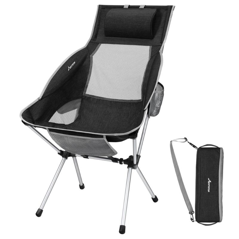 Camp Furniture MOVTOTOP Folding Camping Chair Mesh High Back Ergonomic Armrest Leisure Portable Outdoor Resting For Fishing Climbin
Camp Furniture MOVTOTOP Folding Camping Chair Mesh High Back Ergonomic Armrest Leisure Portable Outdoor Resting For Fishing Climbin