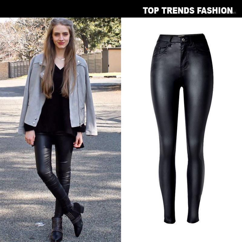 Women's Pants & Capris High Waist Elastic Force Coating Imitate Leather Cowboy Bound Feet Pu Pocket Locomotive A All-match Will Code, Black;white
Women's Pants & Capris High Waist Elastic Force Coating Imitate Leather Cowboy Bound Feet Pu Pocket Locomotive A All-match Will Code, Black;white