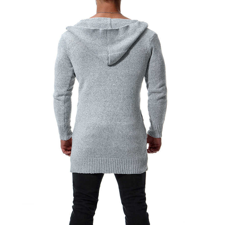 Warm Sweater Slim Long-sleeved Solid Color Regular Turtleneck For Men 211008