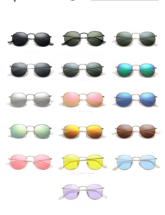Classic Design Brand Round Sunglasses Of Women UV400 Eyewear Metal Gold Frame Glasses Men Mirror glass Lens Sunglass with box 3447
Classic Design Brand Round Sunglasses Of Women UV400 Eyewear Metal Gold Frame Glasses Men Mirror glass Lens Sunglass with box 3447