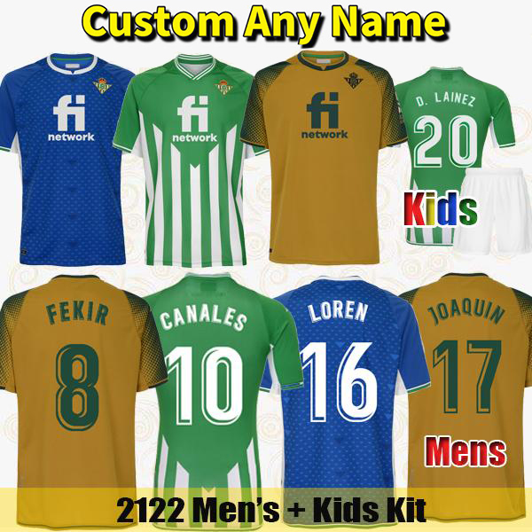 Real Betis 21 22 Soccer Jerseys CANALES FEKIR LOREN JOAQUIN B. IGLESIAS JUANMI football shirt GUARDADO TELLO A.GUARDADO Willian José men home away Jersey kids kit sets, 2122 kids away
Real Betis 21 22 Soccer Jerseys CANALES FEKIR LOREN JOAQUIN B. IGLESIAS JUANMI football shirt GUARDADO TELLO A.GUARDADO Willian José men home away Jersey kids kit sets, 2122 kids away
