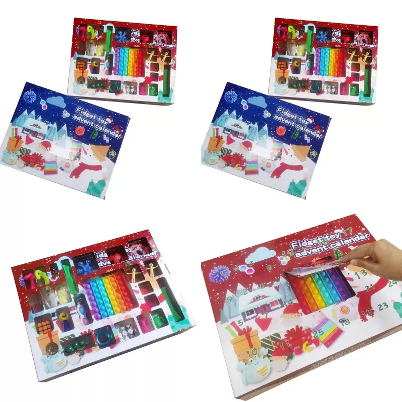 Christmas Advent Calendar Blind Box Fidget Toy Girls Boys Kids Adults Surprise Relief Stress Count Down Holiday Party Customize Gifts
Christmas Advent Calendar Blind Box Fidget Toy Girls Boys Kids Adults Surprise Relief Stress Count Down Holiday Party Customize Gifts