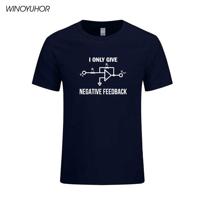 I Give Negative Feedback Computer Engineer T-Shirt Men New Summer Cotton Short Sleeve T Shirt Funny Print Tee Shirt Camisetas 210225