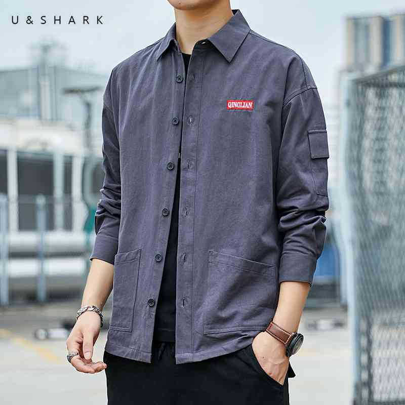 U&SHARK Long Sleeve Shirts for Men Fashion Spring Autumn Cotton Men Blouse Streetwear Shirt Plus Size Vintage Clothes Korean 210603, Yellow
U&SHARK Long Sleeve Shirts for Men Fashion Spring Autumn Cotton Men Blouse Streetwear Shirt Plus Size Vintage Clothes Korean 210603, Yellow