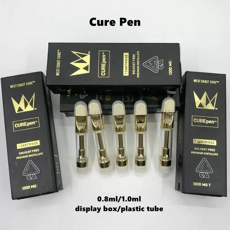 West Coast Cure Pen Vape Cartridge Packaging Atomizer Empty Vapes Pens 510 Ceramic Cartridges E Cigarettes Carts 0.8ML 1.0ML Oil Vaporizer
West Coast Cure Pen Vape Cartridge Packaging Atomizer Empty Vapes Pens 510 Ceramic Cartridges E Cigarettes Carts 0.8ML 1.0ML Oil Vaporizer