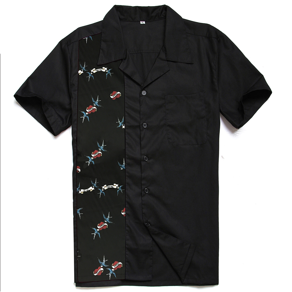 2021 Online Men Fashion New Designs Swallow Tattoo Heart Print Panel Casual Tops Cotton Rockabilly 40s 50s Vintage Work Shirts O897, St110arrowheart
2021 Online Men Fashion New Designs Swallow Tattoo Heart Print Panel Casual Tops Cotton Rockabilly 40s 50s Vintage Work Shirts O897, St110arrowheart