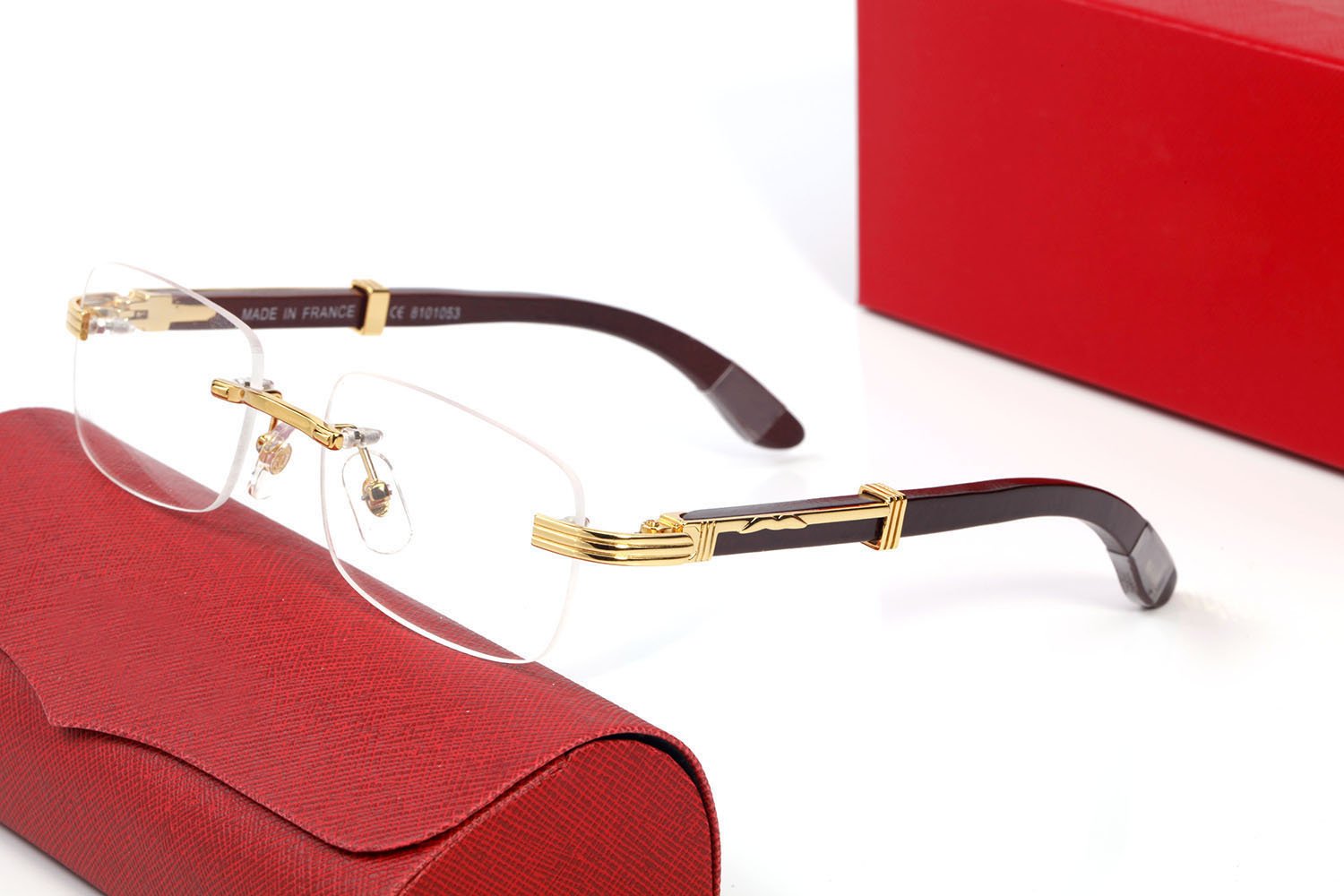 Rimless Buffalo Horn Glasses Sunglasses 2021 Summer Styles Mens Designer Eyegla…