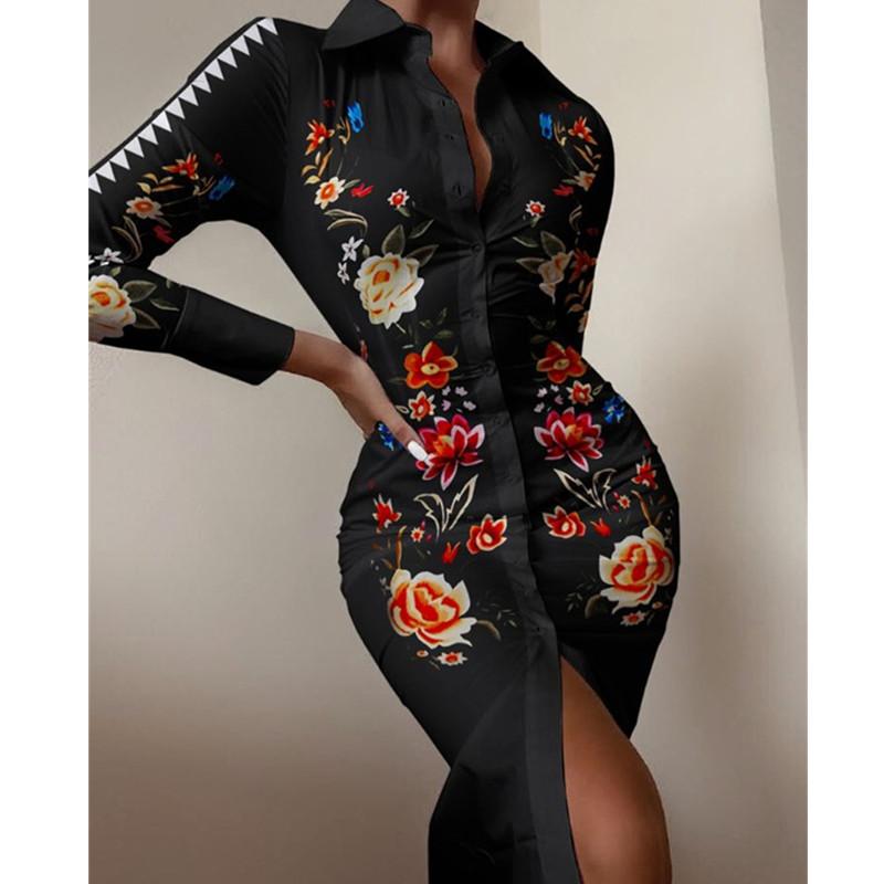 Autumn Women Long Sleeve Mid Dress Fashion Print Shirts Elegant Ladies Splice Shirt Irregular Party
Autumn Women Long Sleeve Mid Dress Fashion Print Shirts Elegant Ladies Splice Shirt Irregular Party