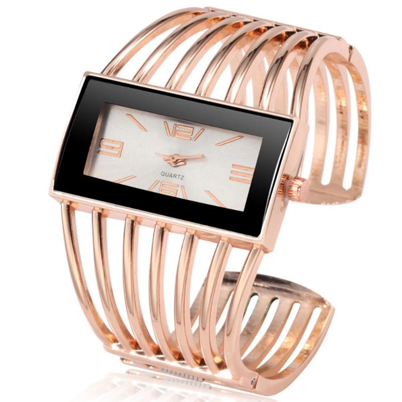 Wristwatches 2021 Fashion Women Big Rectangular Multilayer Open End Analog Quartz Wrist Watch, Rose gold black
Wristwatches 2021 Fashion Women Big Rectangular Multilayer Open End Analog Quartz Wrist Watch, Rose gold black