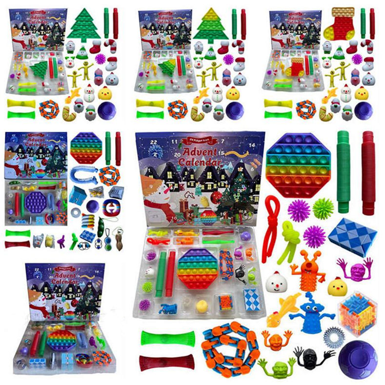 Christmas Advent Calendar Blind Box Fidget Toy for Girls Boys Kids Adults Surprise Relief Stress Count Down Holiday Party Customize Gifts 24Pcs
Christmas Advent Calendar Blind Box Fidget Toy for Girls Boys Kids Adults Surprise Relief Stress Count Down Holiday Party Customize Gifts 24Pcs