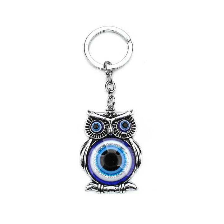 Unique Blue Owl Pendant Jewelry Keychain Good Quality Turkey Evil Eye Alloy Key chain Charm Kids Gifts, Red;brown
Unique Blue Owl Pendant Jewelry Keychain Good Quality Turkey Evil Eye Alloy Key chain Charm Kids Gifts, Red;brown