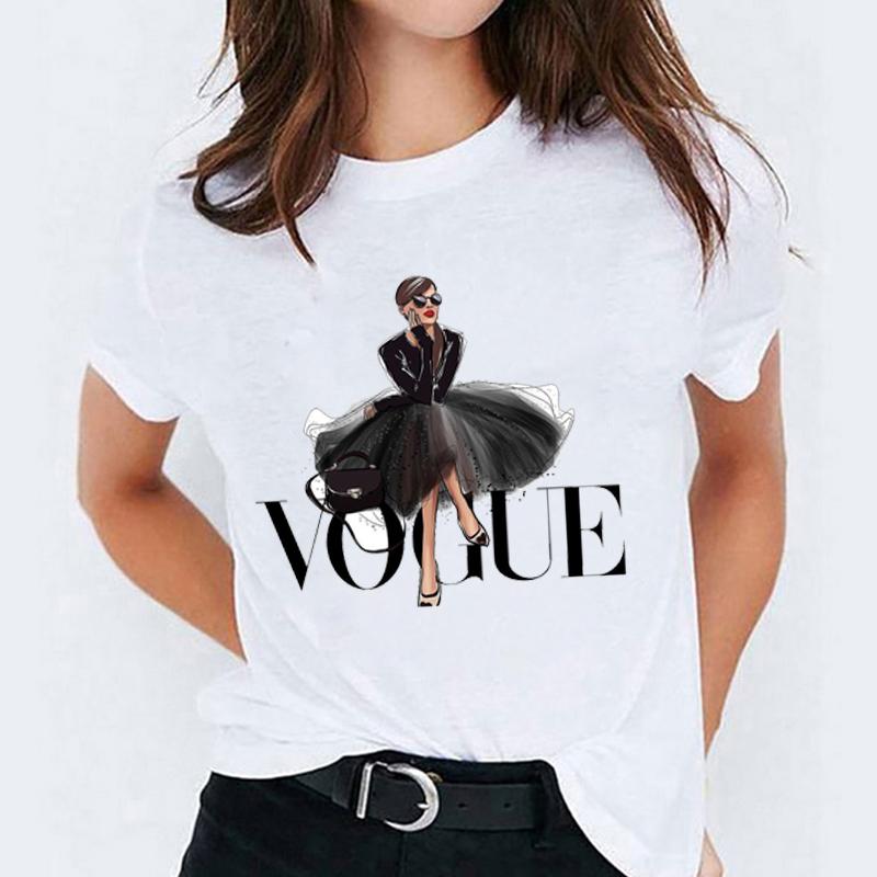 Women's T-Shirt Women Elegant Magazine Cartoon Cute Ladies Vogue Tops Stylish Womens Tees Sweet Camisas Lady Harajuku T Shirt T-shirts, White
Women's T-Shirt Women Elegant Magazine Cartoon Cute Ladies Vogue Tops Stylish Womens Tees Sweet Camisas Lady Harajuku T Shirt T-shirts, White