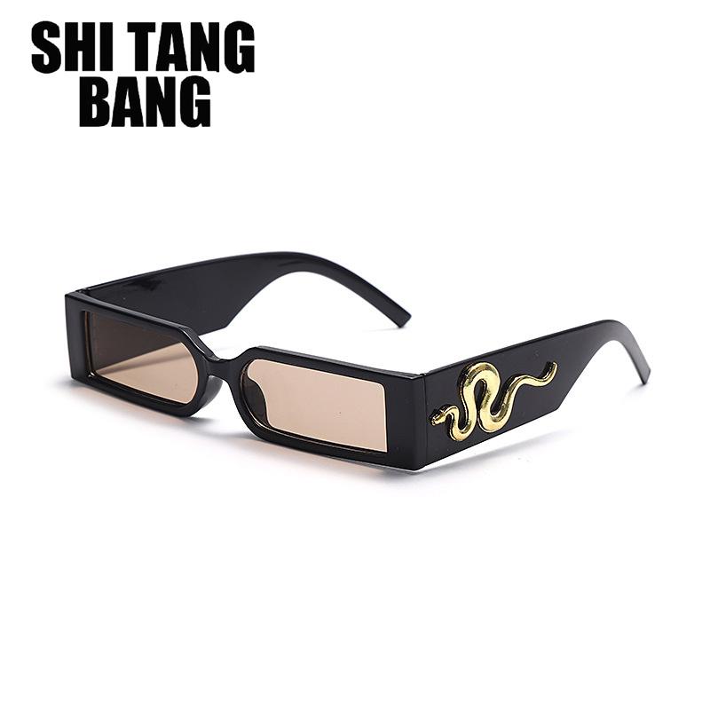 Sunglasses Small Frame Hip Hop Brand Diamond Studded Snake For Men Women Retro Trend Personality Square Wide Leg Sun Glasses
Sunglasses Small Frame Hip Hop Brand Diamond Studded Snake For Men Women Retro Trend Personality Square Wide Leg Sun Glasses