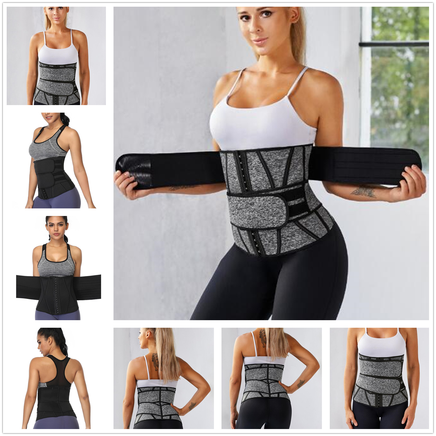 Outfit fitness for women with high elasticity pure color simple yoga belt GREY size -XXXL, Black
Outfit fitness for women with high elasticity pure color simple yoga belt GREY size -XXXL, Black