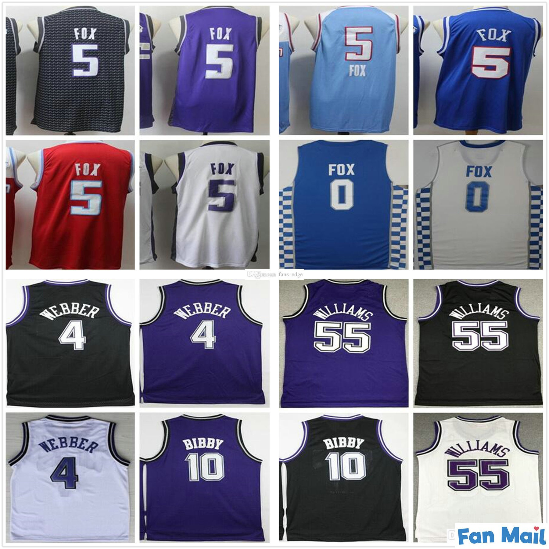 NCAA Mens Sacramento DeAaron 5 Fox Kings Purple Black White Blue Retro Vintage 4 Webber Mike 10 Bibby Jason 55 Williams Basketball Jerseys
NCAA Mens Sacramento DeAaron 5 Fox Kings Purple Black White Blue Retro Vintage 4 Webber Mike 10 Bibby Jason 55 Williams Basketball Jerseys