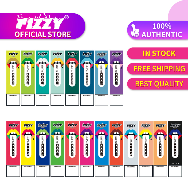 2000 puffs Trendy disposable e-cigarette 30 colors fizzy MAX vape high quality 100% authentic Free delivery xxl sell well от DHgate WW