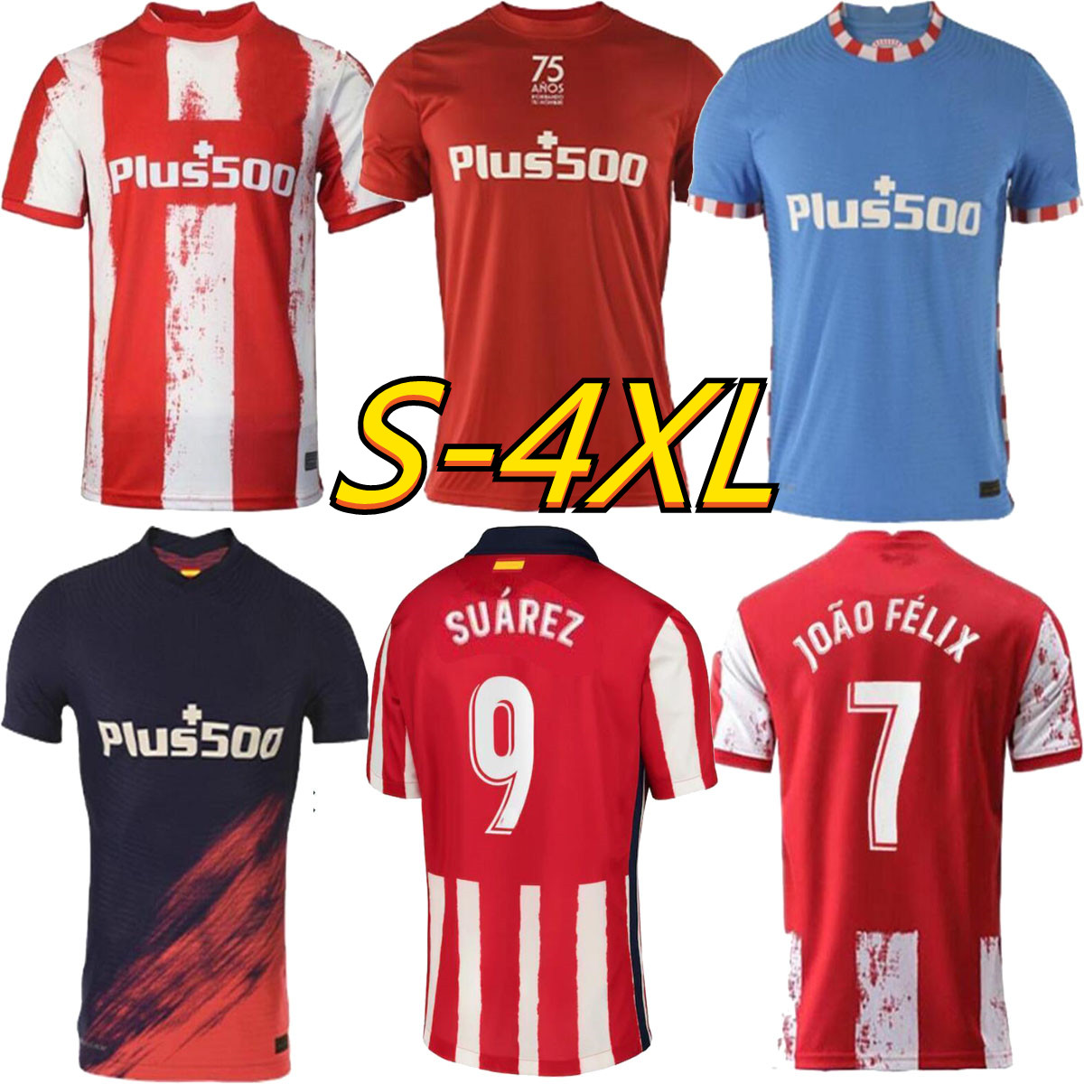 S-4XL Athletic Soccer Jersey 21/22 #9 SUAREZ #7 JOAO FELIX Home Madrid Shirts 2021 2022 Men Adult #6 KOKE #18 FELIPE 3rd Football uniforms 4th Kids kit
S-4XL Athletic Soccer Jersey 21/22 #9 SUAREZ #7 JOAO FELIX Home Madrid Shirts 2021 2022 Men Adult #6 KOKE #18 FELIPE 3rd Football uniforms 4th Kids kit