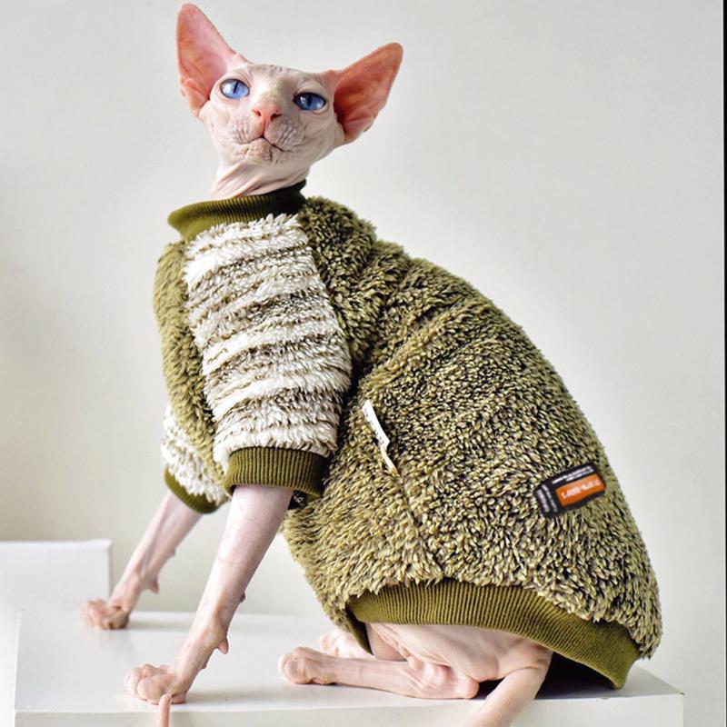 Cat Costumes Soft Double-sided Fluff Sphinx Clothes Warm Winter And Thick For Sphints Fashion Comfort Sphynx Clothing Coat
Cat Costumes Soft Double-sided Fluff Sphinx Clothes Warm Winter And Thick For Sphints Fashion Comfort Sphynx Clothing Coat