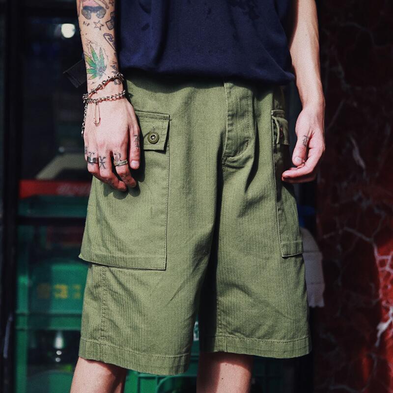 Men's Shorts Summer USMC Of P44 U.S. ARMY HBT VINTAGE Casual American Retro Military Training Mens Baker Pants., Army green
Men's Shorts Summer USMC Of P44 U.S. ARMY HBT VINTAGE Casual American Retro Military Training Mens Baker Pants., Army green