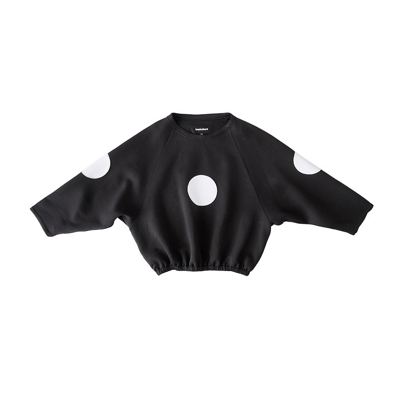Black hoodies imakokoni original women's polka dot loose wild casual jacket spring 182307 201217