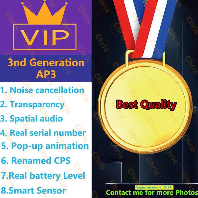 2021 New With Noise Cancellation Best AP3 Pro AP2 TWS Bluetooth Headphones Air Gen 3 Earphones GPS Rename wireless charging headset
2021 New With Noise Cancellation Best AP3 Pro AP2 TWS Bluetooth Headphones Air Gen 3 Earphones GPS Rename wireless charging headset