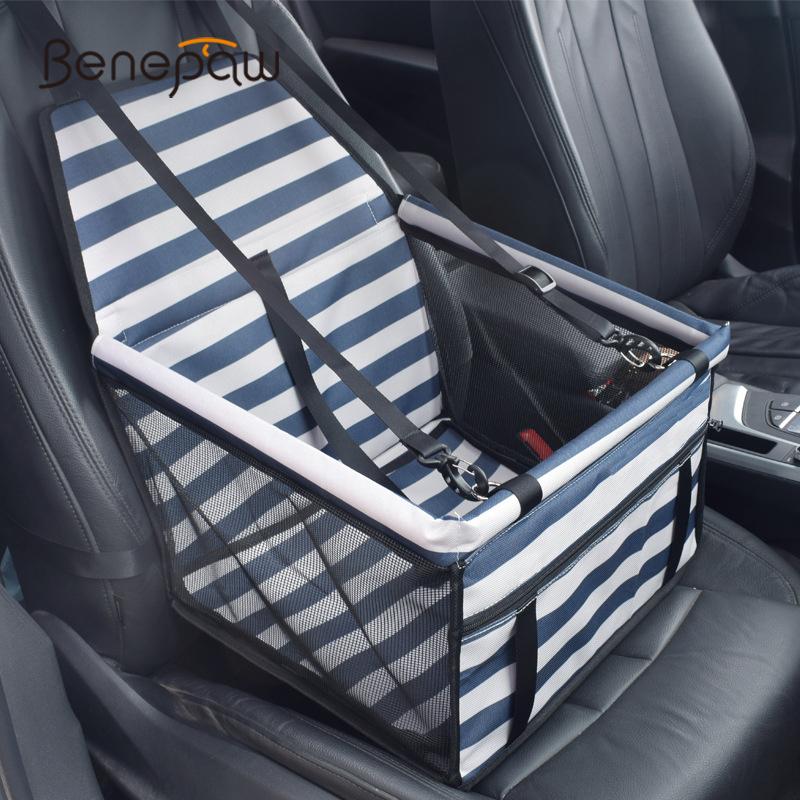 Benepaw Fashion Striped Dog Car Seat Waterproof Foldable Front Pocket Safety Leash Seat For Small Dogs Puppy Travel
Benepaw Fashion Striped Dog Car Seat Waterproof Foldable Front Pocket Safety Leash Seat For Small Dogs Puppy Travel
