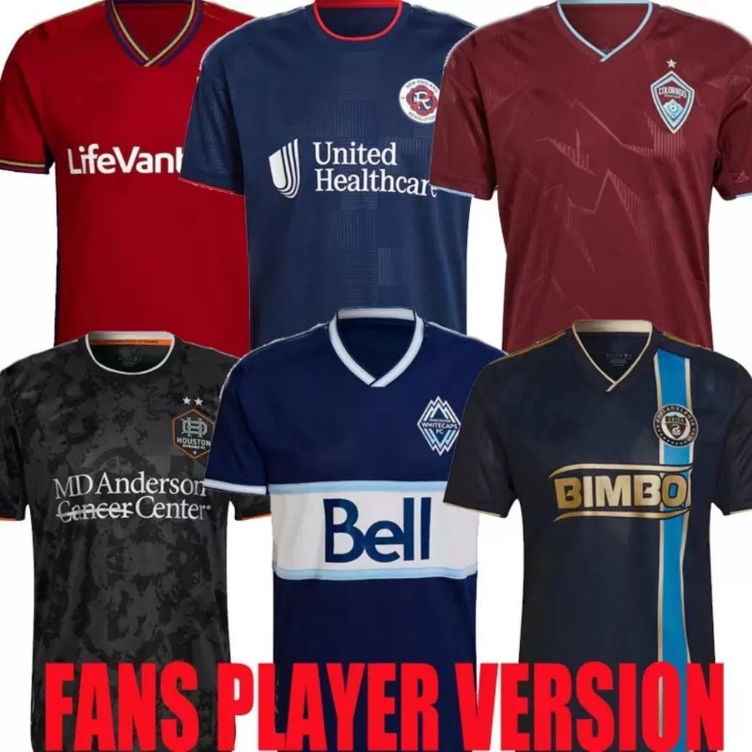 2022 2023 Vancouver Whitecaps soccer jerseys 22 23 Philadelphia Union Colorado Houston Dynamo Real Rapids Salt New Revolution Lake football, Black;yellow
2022 2023 Vancouver Whitecaps soccer jerseys 22 23 Philadelphia Union Colorado Houston Dynamo Real Rapids Salt New Revolution Lake football, Black;yellow