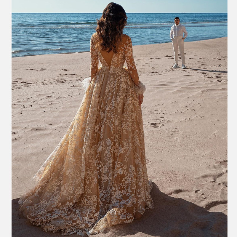 Ball Gown Wedding Dresses Sweetheart Corset Floor Length Princess Bridal Gowns Beaded Lace Pearls Custom Made WD0011