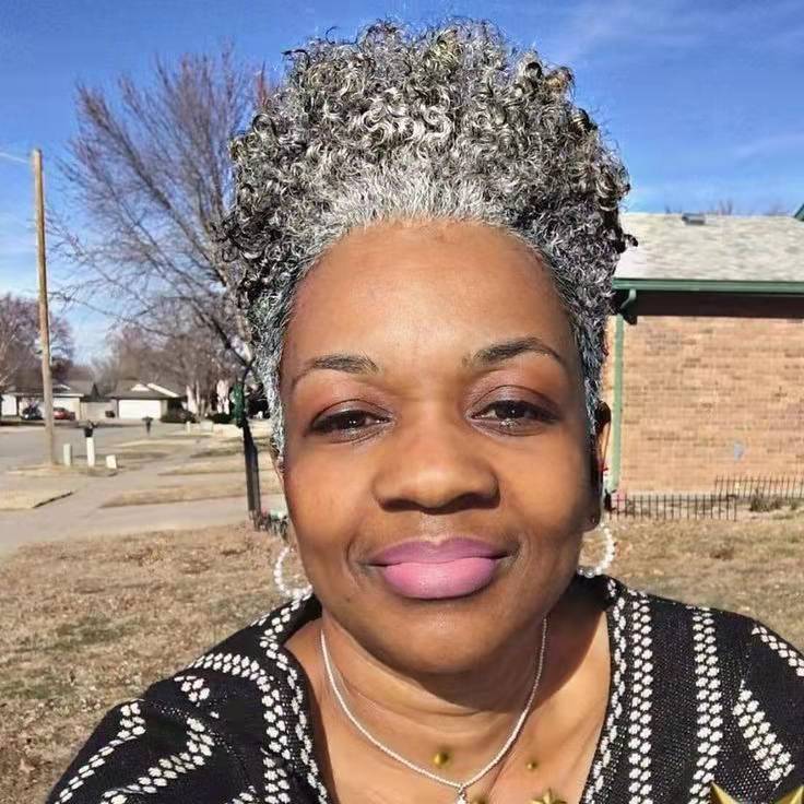 salt and pepper silver gray Short puff ponytail updo grey afro kinky curly clip in drawstring hair extension hairpiece for black women 1pcs 100g 120g 