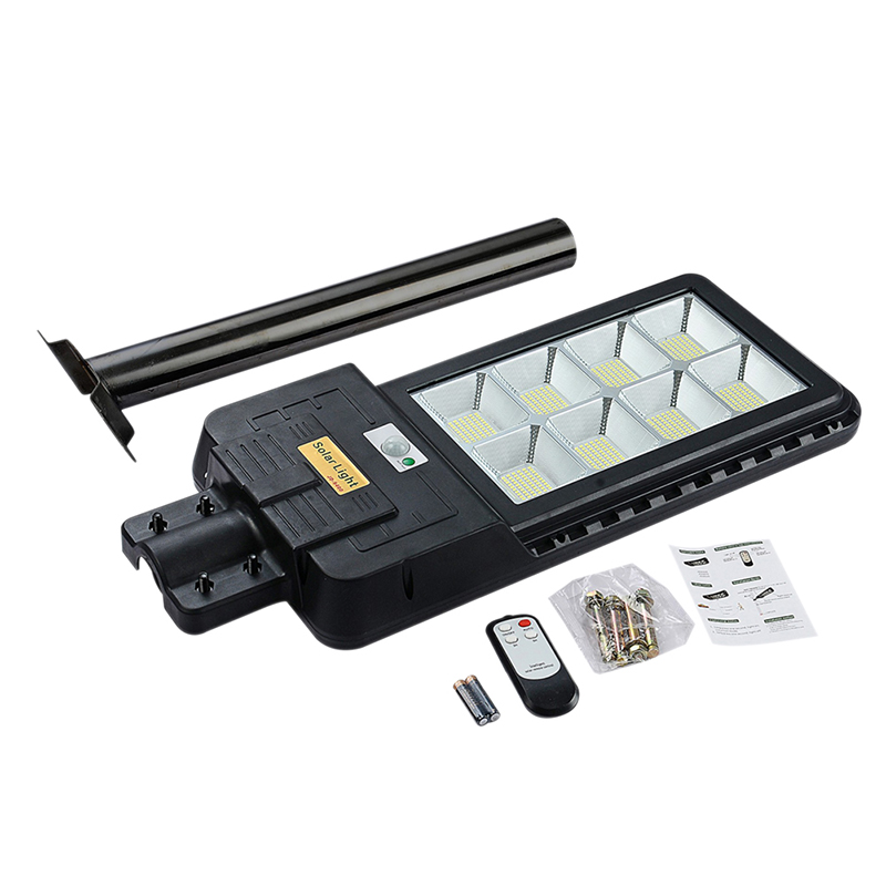 All in One 300W 400W 500W Solar Street Light IP67 Waterproof 3 Modes PIR Motion Sensor LED Outdoor Garden Remote Control Street Light