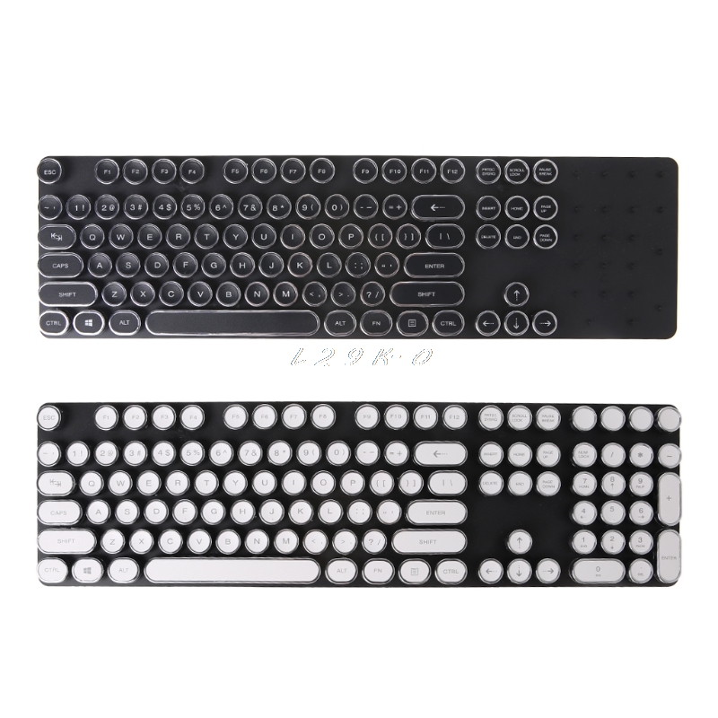 DIY Keycap Retro Steam Punk Typewriter Mechanical Keyboard 104 87 Standard Keys