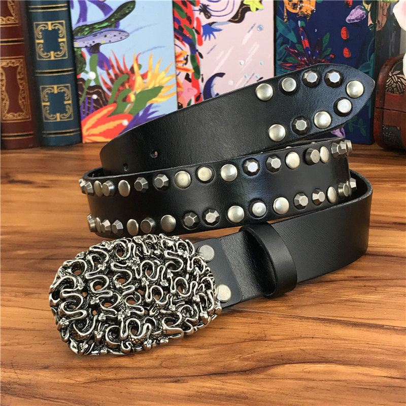 2021 New Heavy Metal Cowboy Buckle Leather Punk Rivet Jeans Belts for Ceinture Men Black Belt Waist Wide Strap Mbt0592 Zvcn
2021 New Heavy Metal Cowboy Buckle Leather Punk Rivet Jeans Belts for Ceinture Men Black Belt Waist Wide Strap Mbt0592 Zvcn