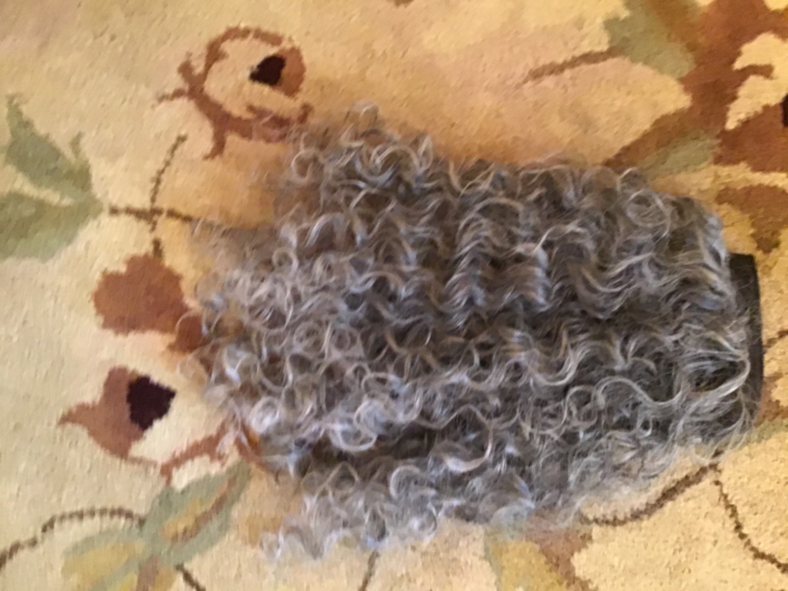 Long gray shine wraps pony tail hairpiece women hair extension kinky curly ponytail salt and pepper 120g