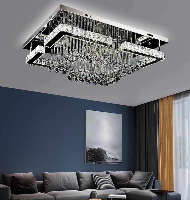 NEW Modern crystal ceiling lights living room luxury silver ceiling light bedroom led Ceiling Lamps dining crystal Fixtures kitchen
NEW Modern crystal ceiling lights living room luxury silver ceiling light bedroom led Ceiling Lamps dining crystal Fixtures kitchen