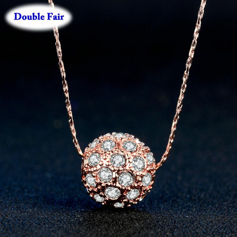 Pendant Necklaces DWN252 Lucky Cubic Zirconia Ball Rose Gold Color & Pendants Fashion Brand Jewelry For Wonem Crystal Chains Colares
Pendant Necklaces DWN252 Lucky Cubic Zirconia Ball Rose Gold Color & Pendants Fashion Brand Jewelry For Wonem Crystal Chains Colares