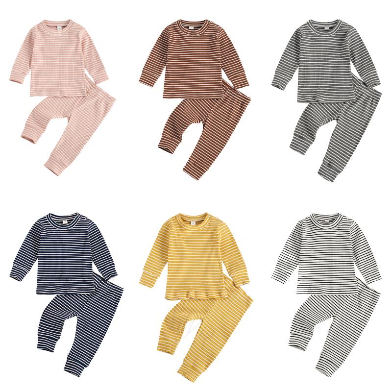 Clothing Sets Wallarenear 0-24M Born Baby Boy Girl Autumn Set Stripe Round Neck Long Sleeve Top And Pants For Birthday Party, White
Clothing Sets Wallarenear 0-24M Born Baby Boy Girl Autumn Set Stripe Round Neck Long Sleeve Top And Pants For Birthday Party, White