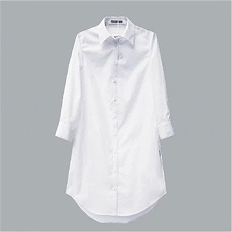 Women Long Shirt Spring and Autumn Blouse Loose Style White Shirts 5XL Plus Size Women Clothing for Lady Tops My NewIn 210225