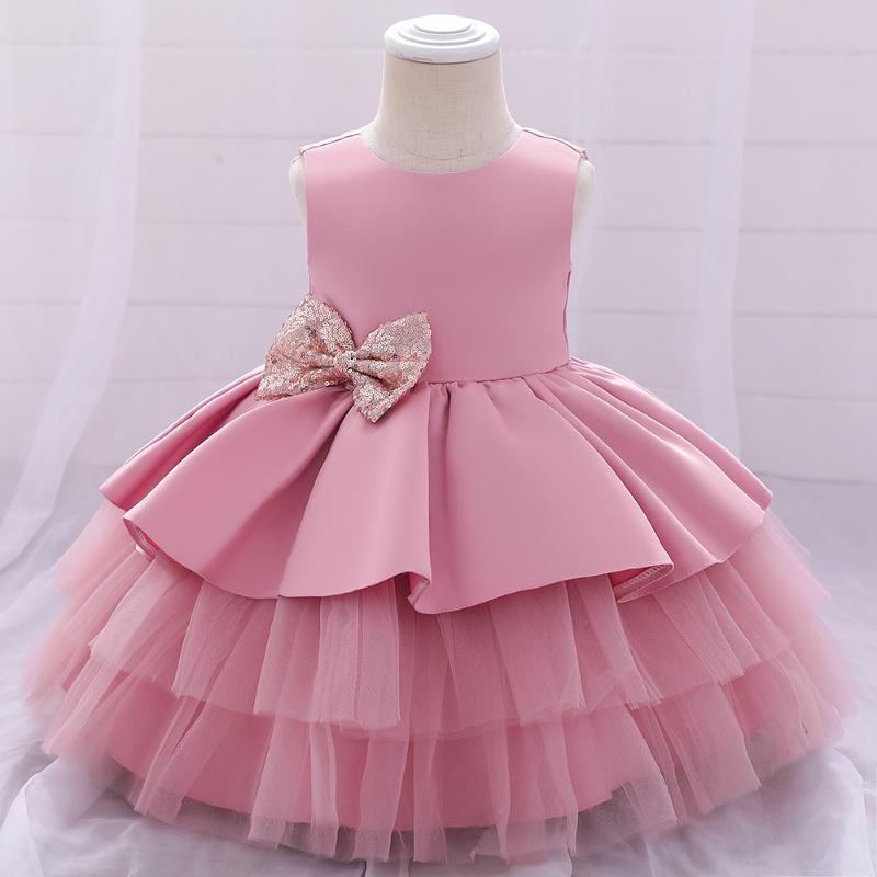 Girl's Dresses Kid Baby Dress Princess For Girls Lace Tutu Wedding Elegant Pageant Party Christening Children Clothes